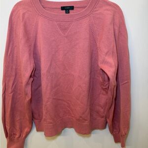 J. Crew Dusty Rose Crewneck Sweater